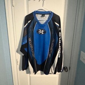 Empire Blue and Black Paintball / Airsoft Jersey XXL